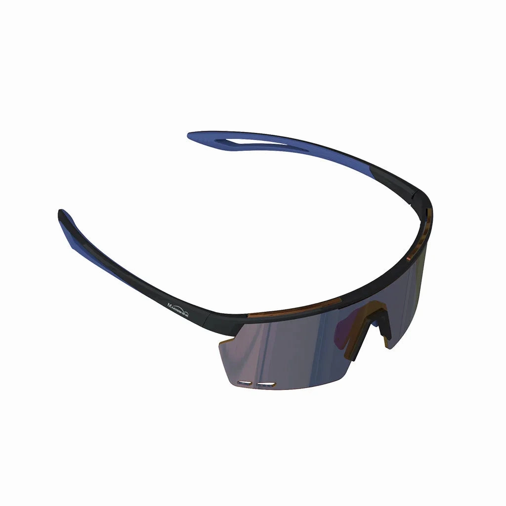Magicshine Rouler Classic Sports Sunglasses (Black/Blue)
