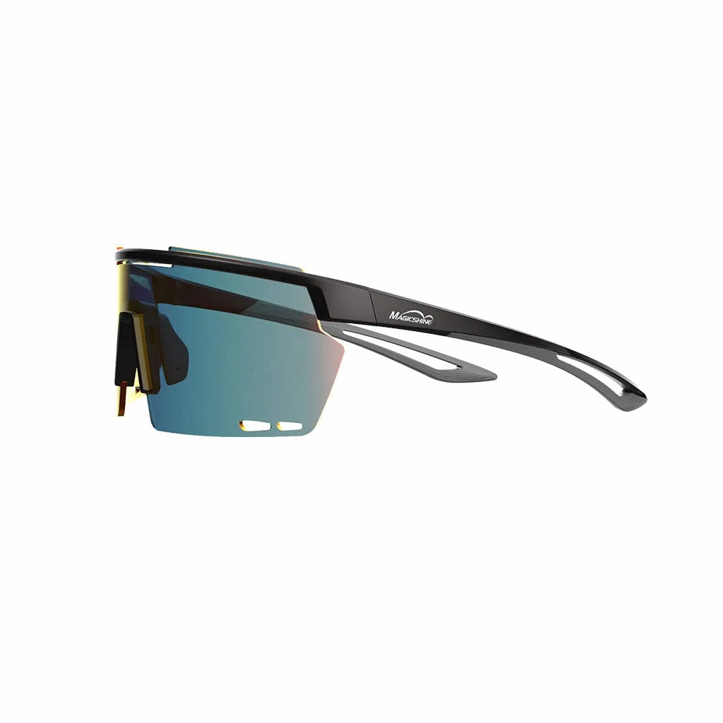 Magicshine Rouler Classic Sports Sunglasses (Black/Grey)