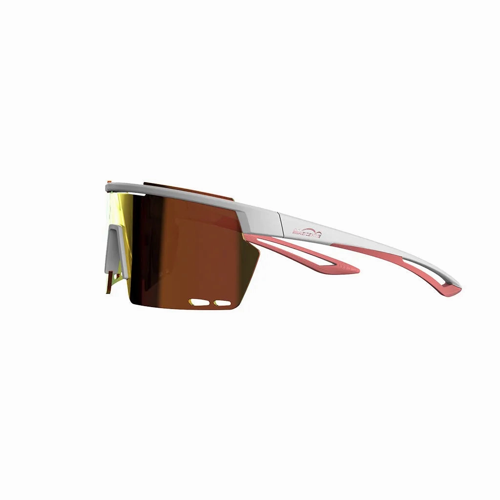 Magicshine Rouler Classic Sports Sunglasses (White/Pink)