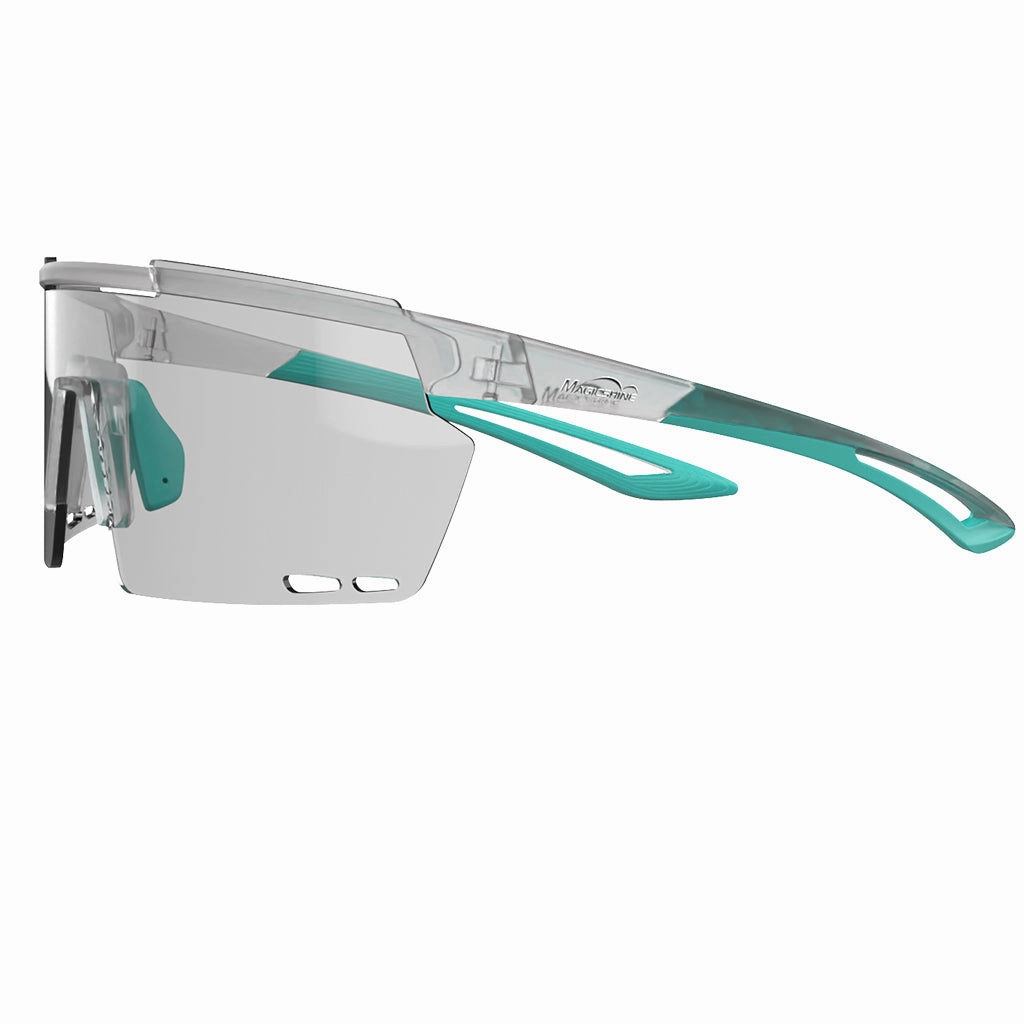 Magicshine Rouler Photochromic Sports Sunglasses (Transparent/Lake Blue)