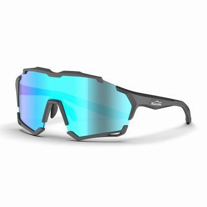 Magicshine Versatile Photchromic Sport Sunglasses (Blue/Black)