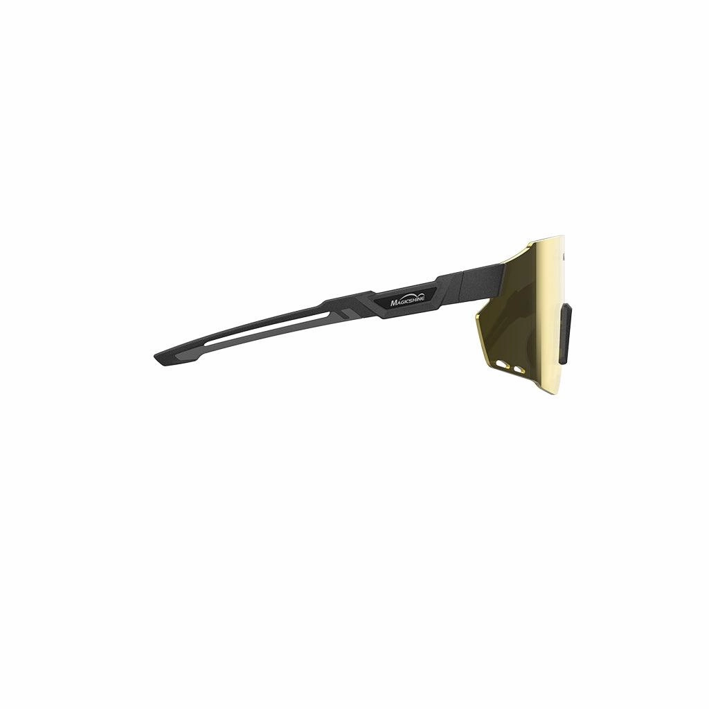 Magicshine Windbreaker Classic Sport Sunglasses (Gold)