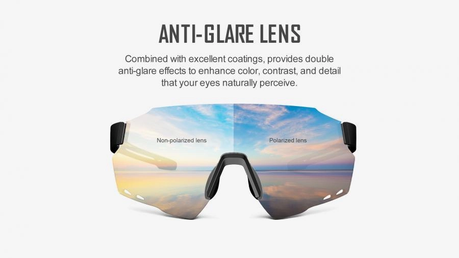 Magicshine Windbreaker Photochromatic Sport Sunglasses (Lake Placid Blue)
