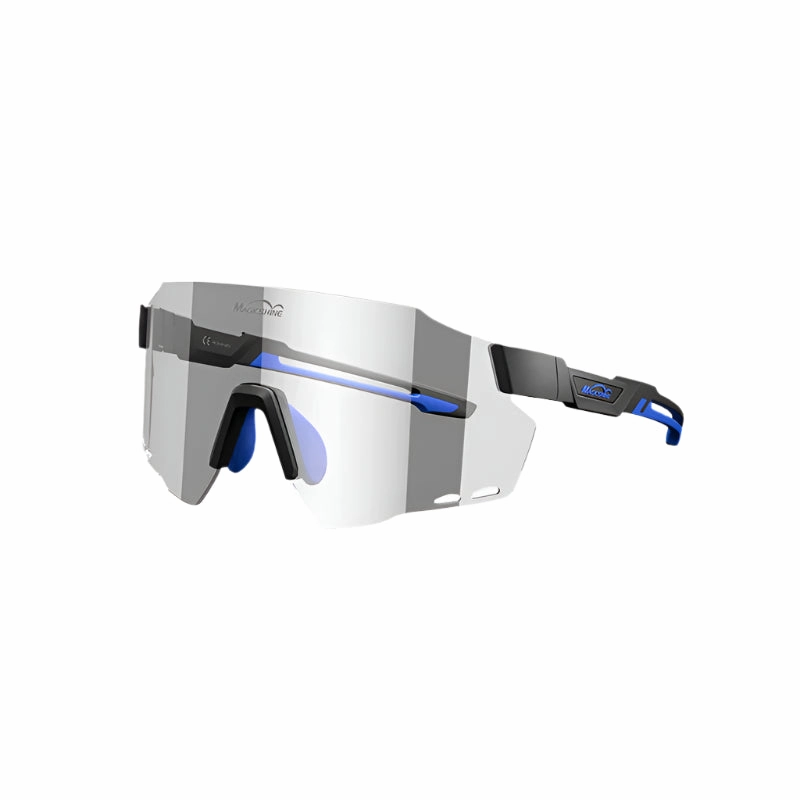 Magicshine Windbreaker Photochromatic Sport Sunglasses (Transparent/Lake Placid Blue)