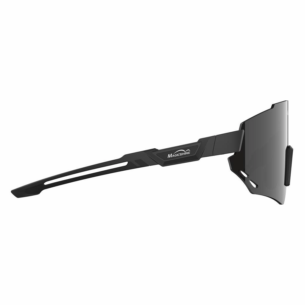 Magicshine Windbreaker Polarized Sport Sunglasses (Black)