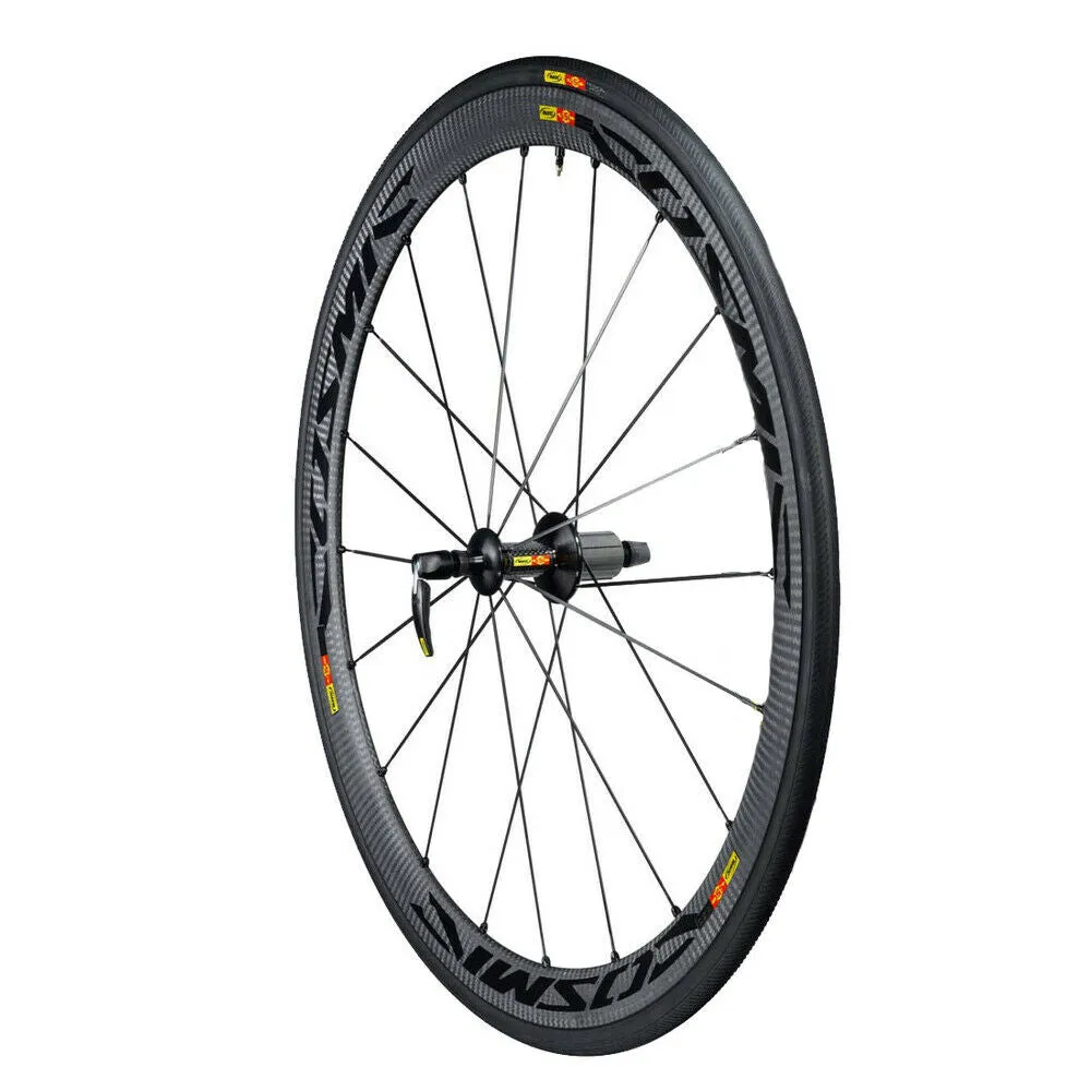 Mavic Cosmic SLE Exalith Rear Wheel With Tyre - 622 x 13c