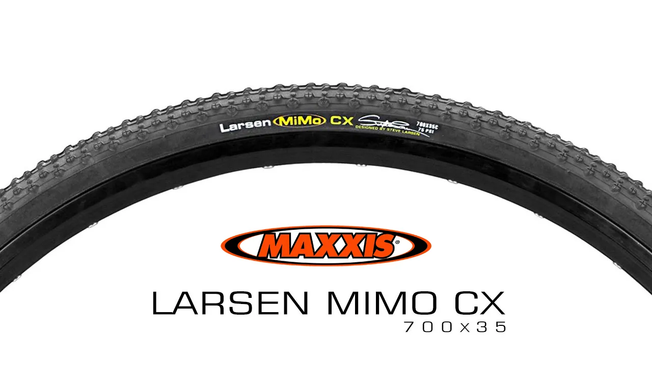 Maxxis Larsen MiMo CX Cyclocross / Gravel Tyre - 700 x 35c - 60 TPI - Black