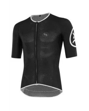 MB Wear UltraLight Smile Mens Cycling Jersey (Black)