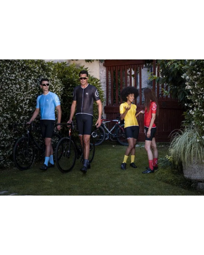 MB Wear UltraLight Smile Mens Cycling Jersey (Black)