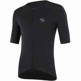 MB Wear Comfort Mens Cycling Jersey (Black)