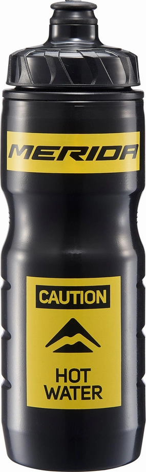 Merida Caution Thermos Bottle (Black/Yellow)