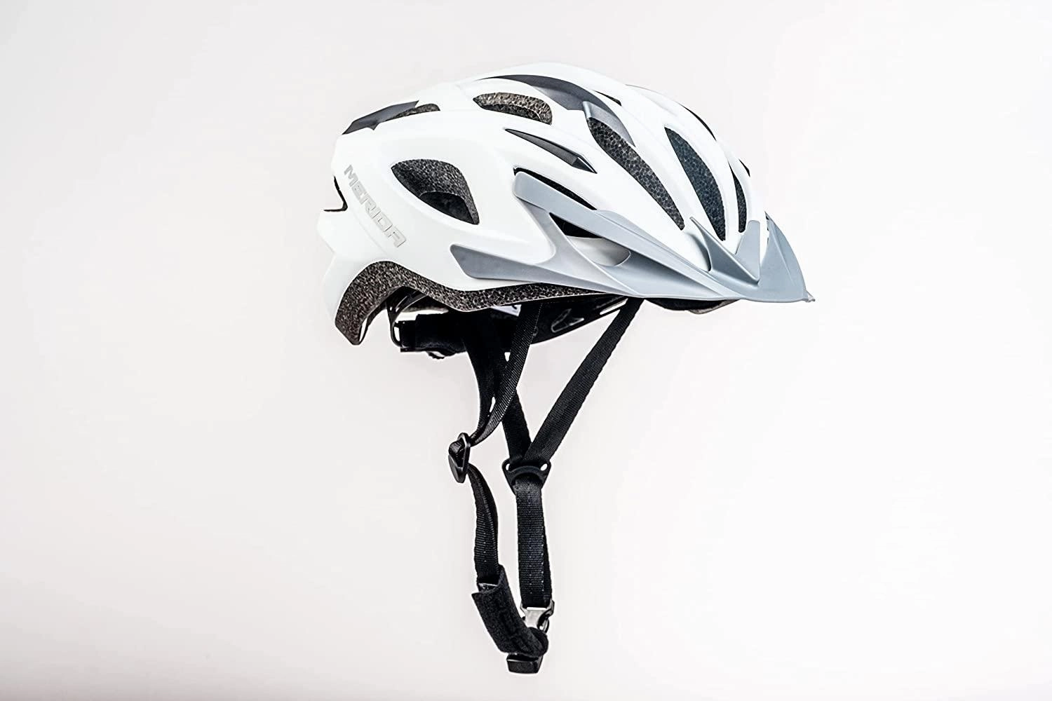 Merida Charger KJ201 Road Cycling Helmet (Matt White/Grey)