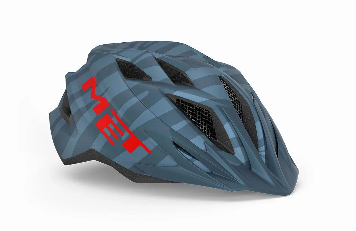 MET Crackerjack Kids Cycling Helmet (Petrol Blue/Matt)