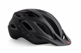MET Crossover MTB Helmet (Shaded Black/Matt)