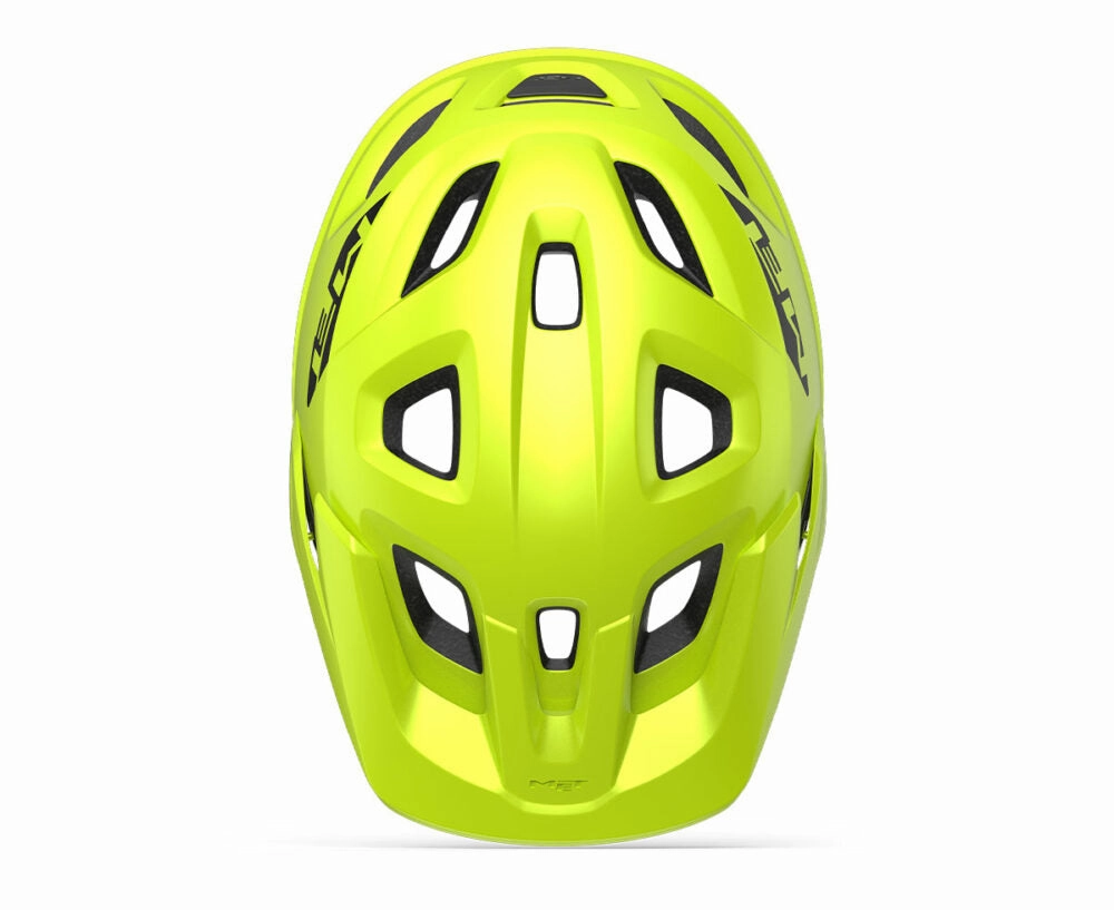MET Echo MTB Cycling Helmet (Matt Lime Green)