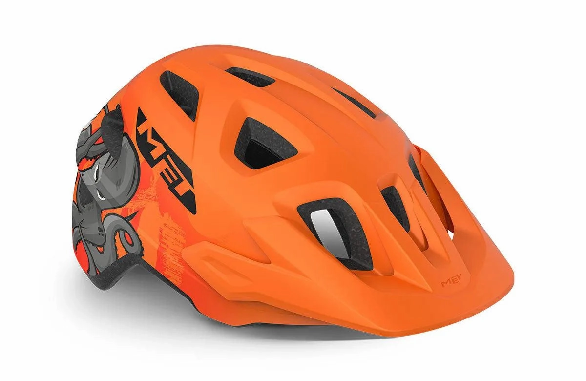 MET Eldar MTB Cycling Helmet (Orange Octopus Matt)