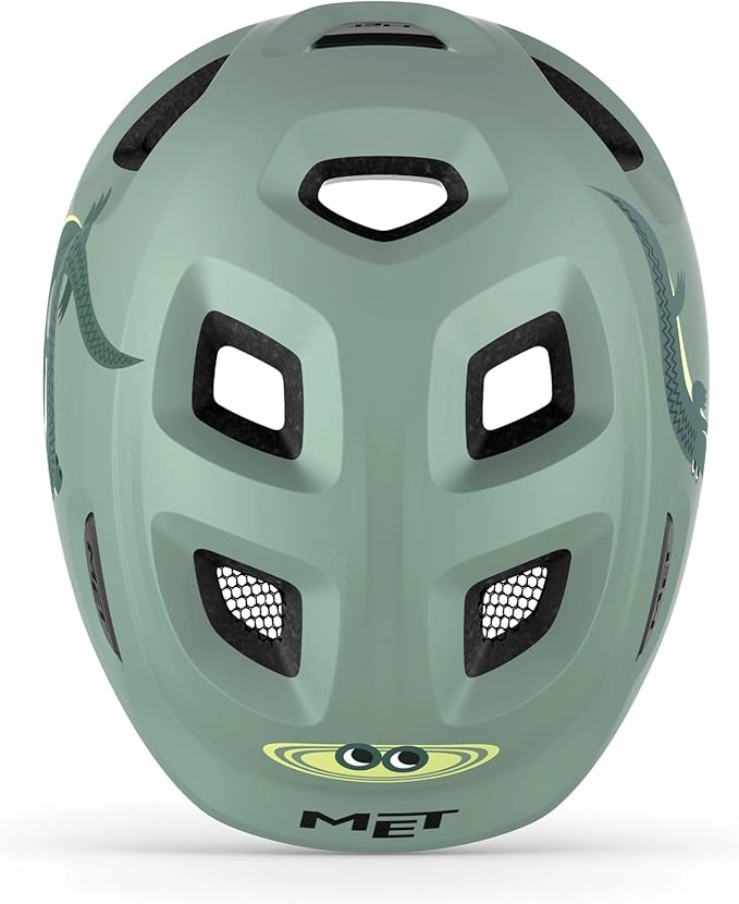 MET Hooray Kids Cycling Helmet (Matt Teal Crocodile)