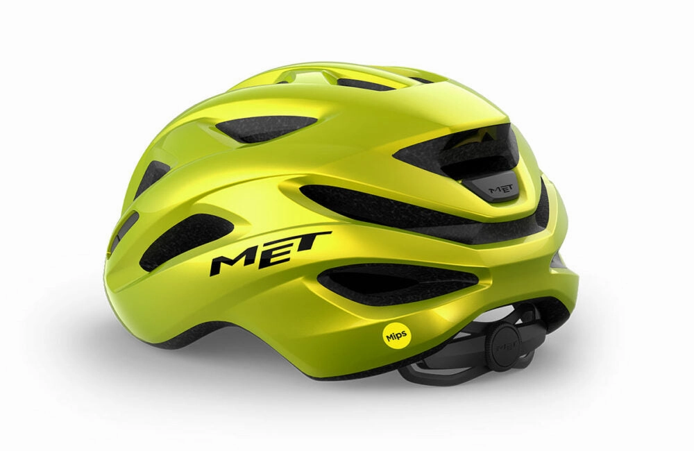 MET Idolo MIPS Road Cycling Helmet (Lime Yellow Metallic Glossy)