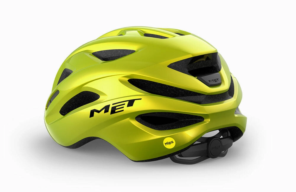 MET Idolo MIPS Road Cycling Helmet (Lime Yellow Metallic Glossy)