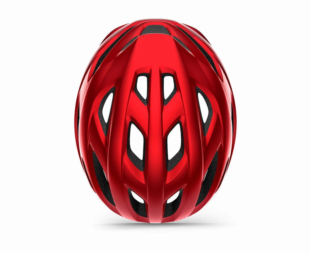 MET Idolo Road Cycling Helmet (Glossy Red Metallic)
