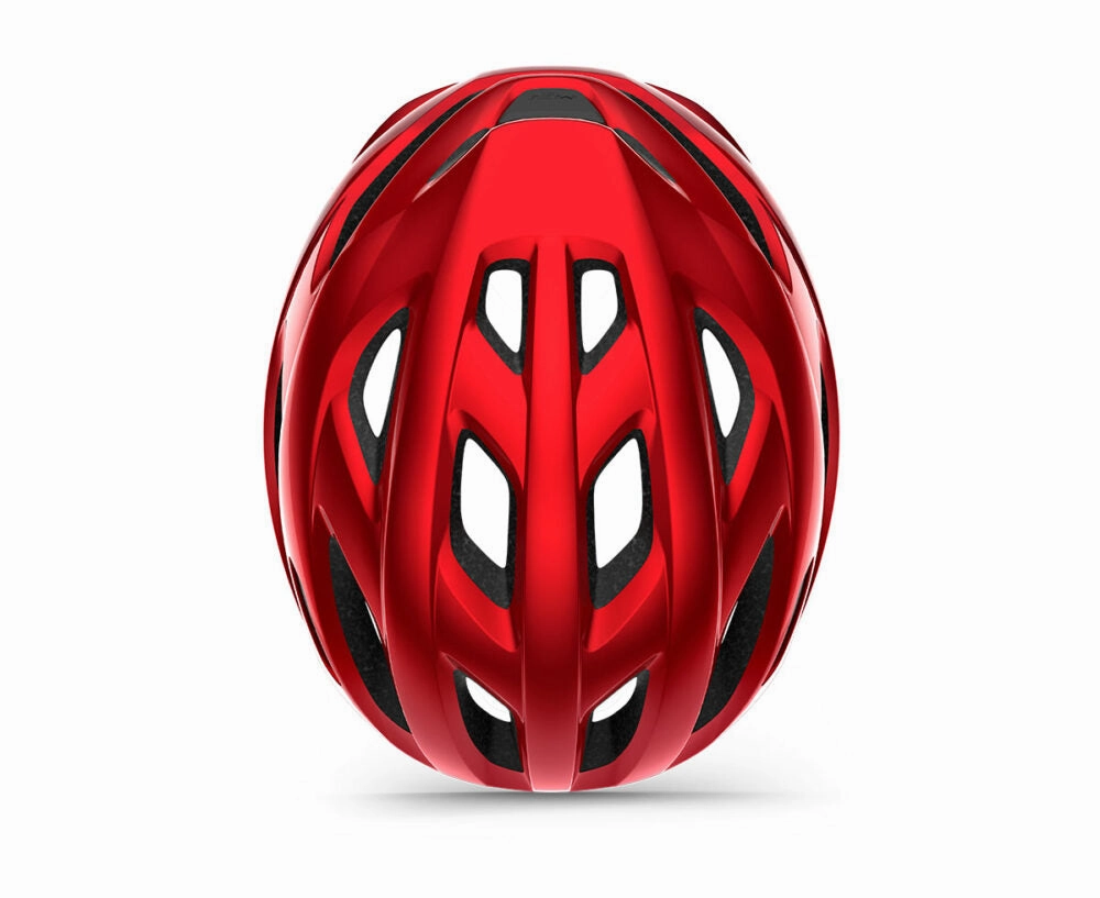 MET Idolo Road Cycling Helmet (Glossy Red Metallic)