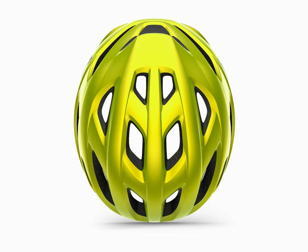 MET Idolo Road Cycling Helmet (Lime Yellow Metallic Glossy)