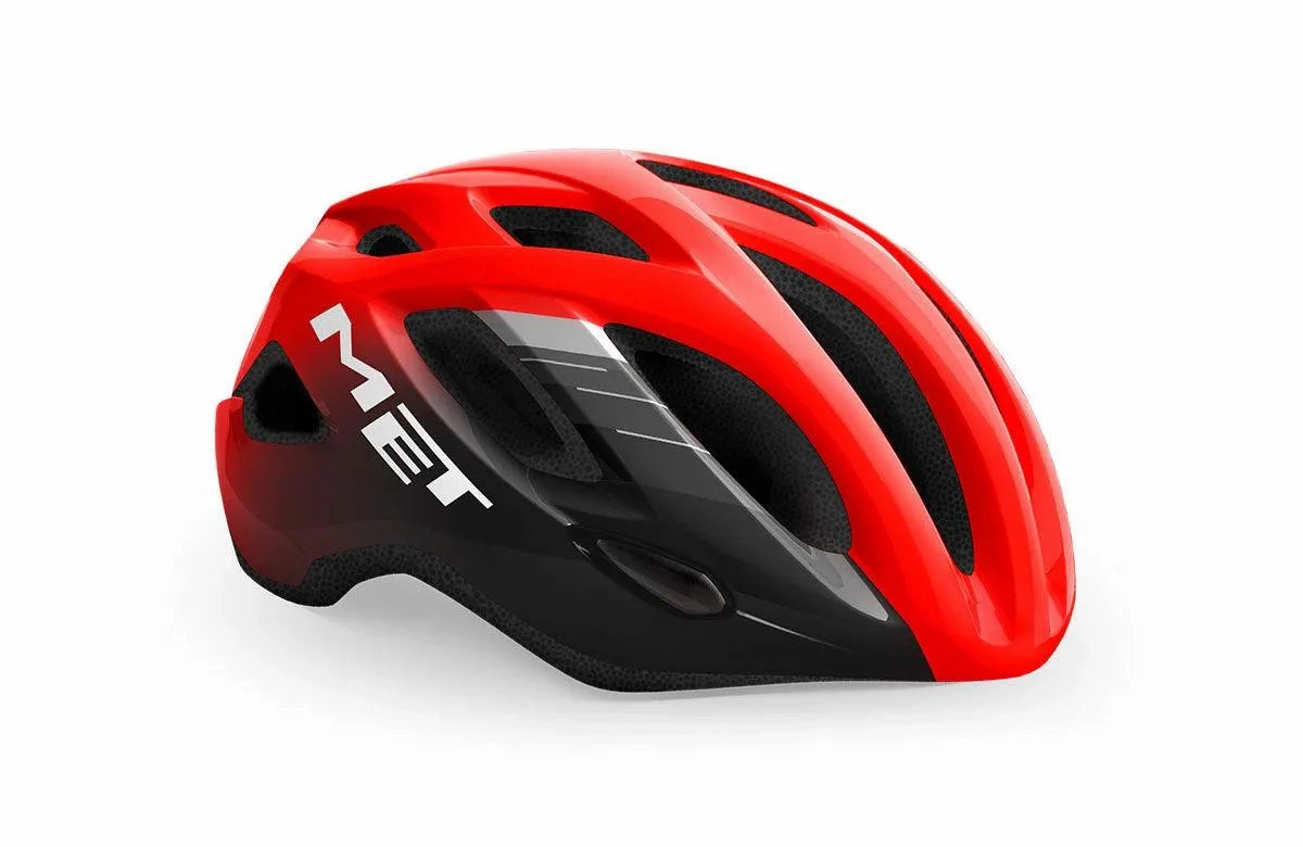 MET Idolo Road Cycling Helmet (Red/Black/Glossy)