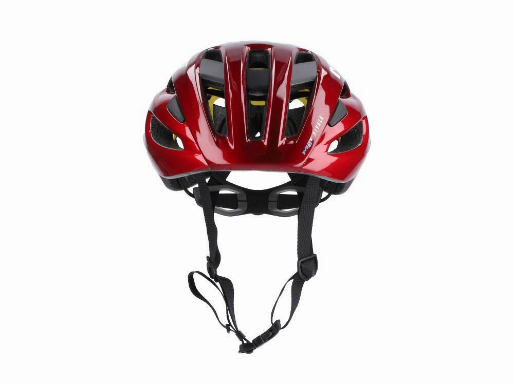 MET Rivale MIPS Road Cycling Helmet (Red Metallic/Glossy)
