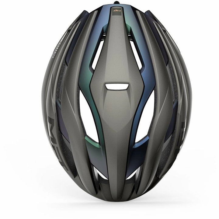 MET Trenta MIPS Road Cycling Helmet (Gray Iridescent)