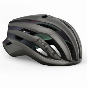 MET Trenta MIPS Road Cycling Helmet (Gray Iridescent)