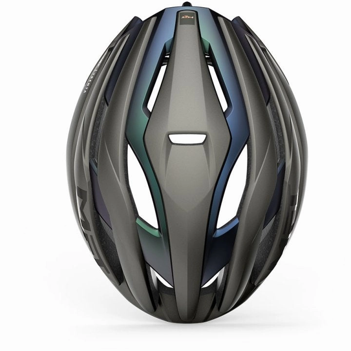 MET Trenta MIPS Road Cycling Helmet (Gray Iridescent)