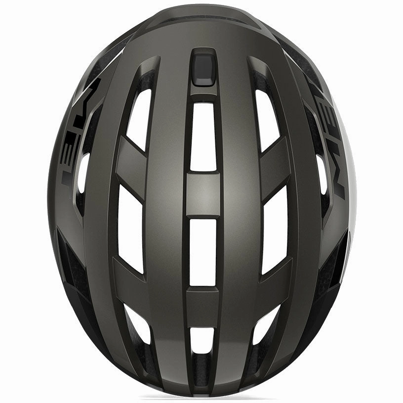 MET Vinci MIPS Road Cycling Helmet (Glossy Titanium Metallic)