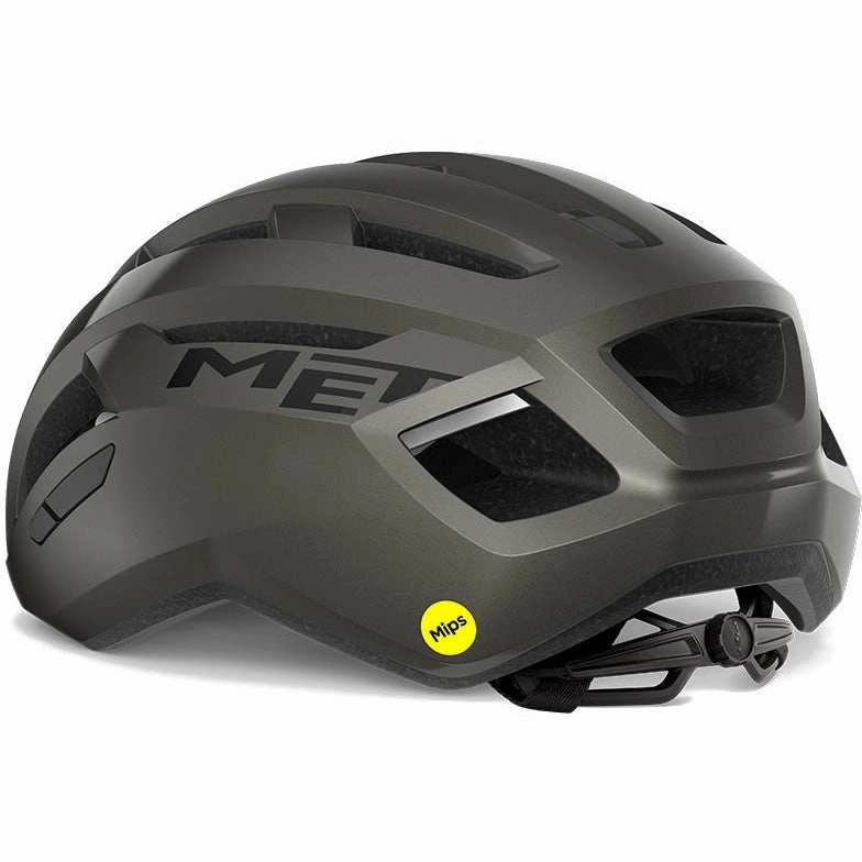 MET Vinci MIPS Road Cycling Helmet (Glossy Titanium Metallic)