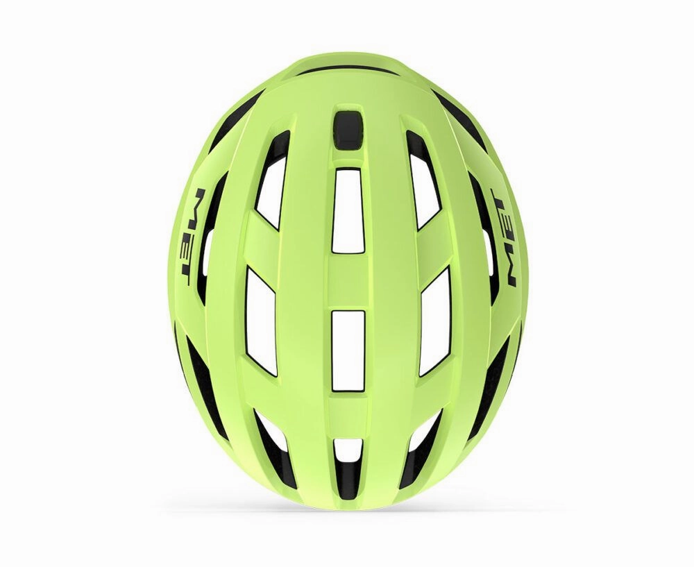 MET Vinci MIPS Road Cycling Helmet (Glossy Ultra Lime Yellow Metallic)