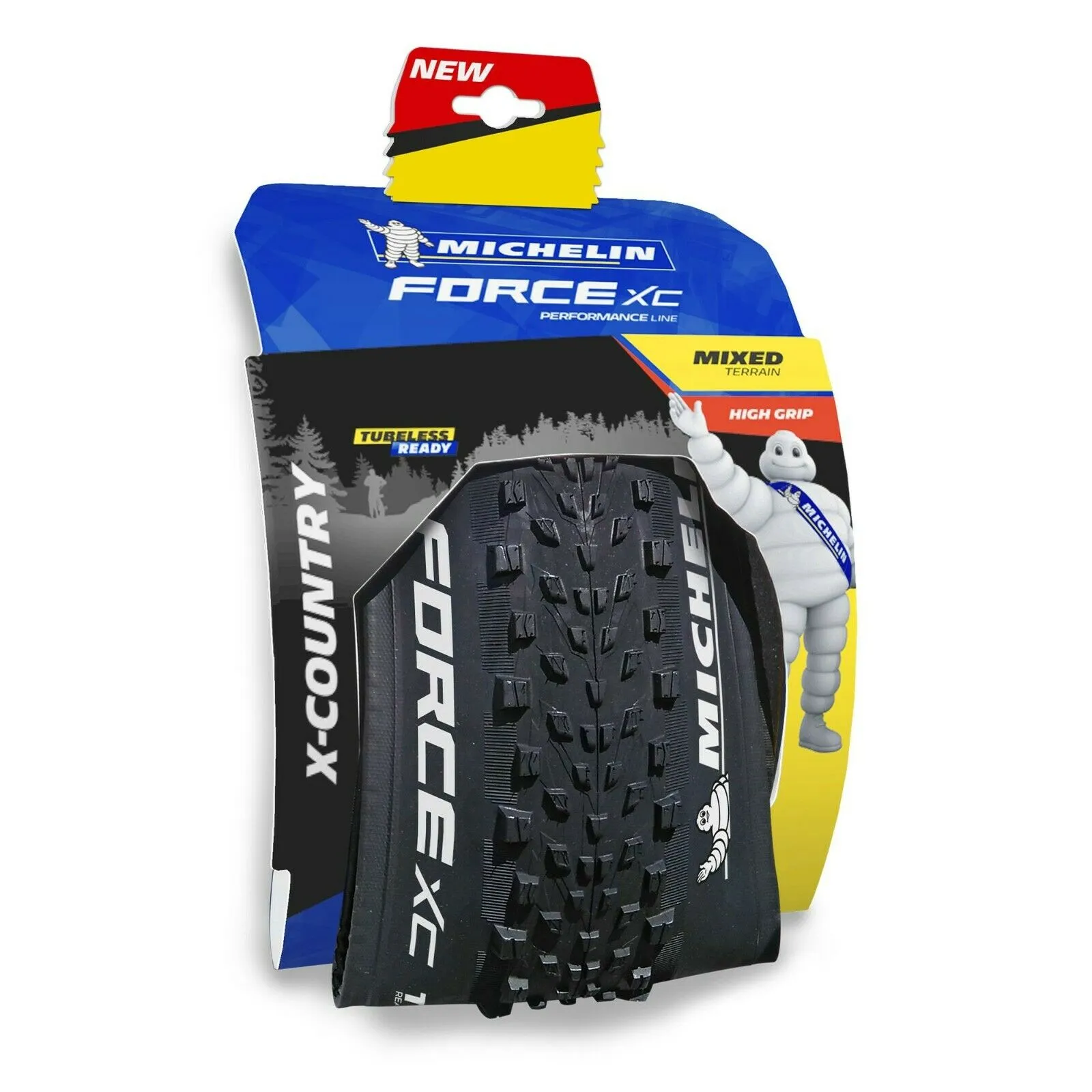Michelin Force XC Performance Line Folding Tyre - 29 x 2.25 - Tubeless Ready