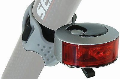 MTB ANY BIKE QUALITY REAR LIGHT AREO R15 4 LED REAR LIGHT SILVER-BLACK SALE 50%