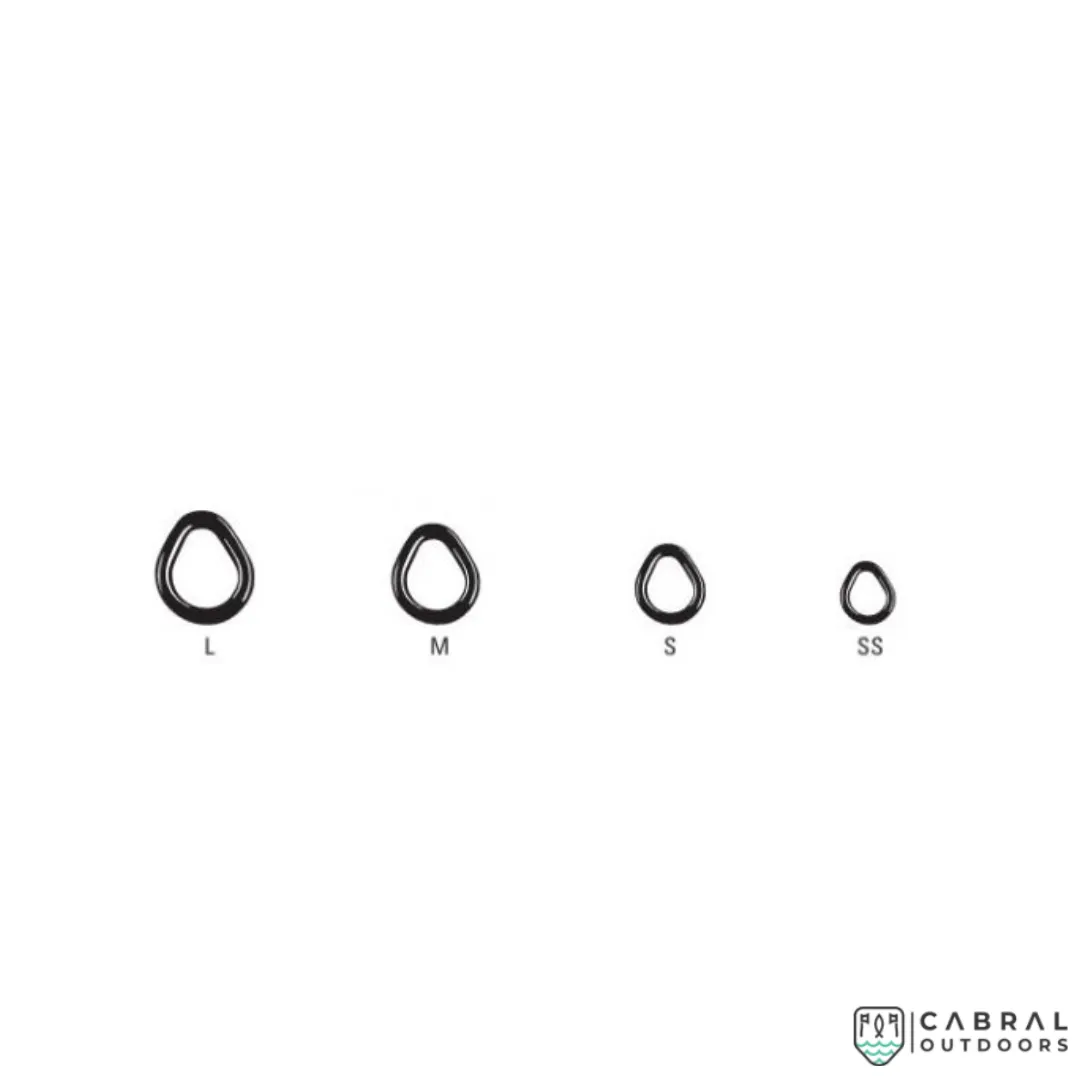 Mustad MA106 Teardrop Ring | Size: SS-L