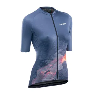 Northwave Fire Women's Cycling Jersey (Dark Vapor)