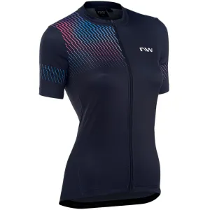 Northwave Origin Women's Cycling Jersey (Black/Iridescent)