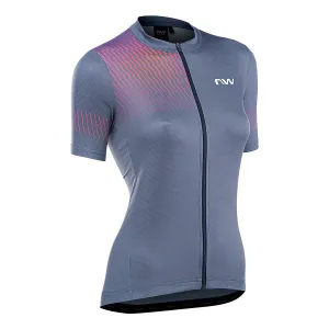 Northwave Origin Women's Cycling Jersey (Dark Grey/Pastle)