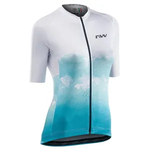Northwave Water Women's Cycling Jersey (Ice/Light Blue)