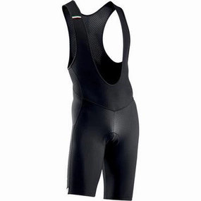 Northwave Active Mid Season Mens Cycling Bibshorts (Black)