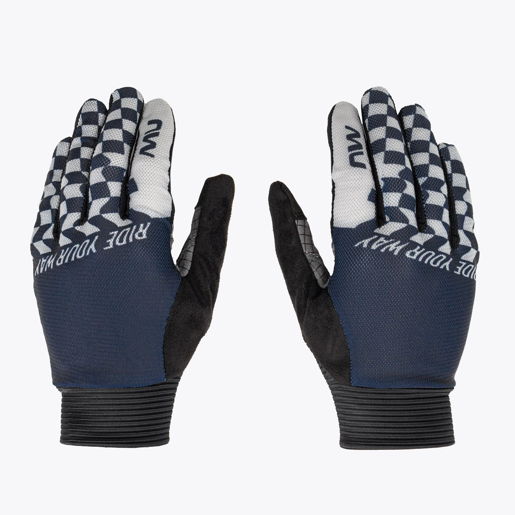 Northwave Air LF Men's Cycling Gloves (Blue/Grey)