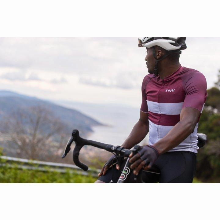 Northwave Blade Air Mens Cycling Jersey (Plum/Grey)