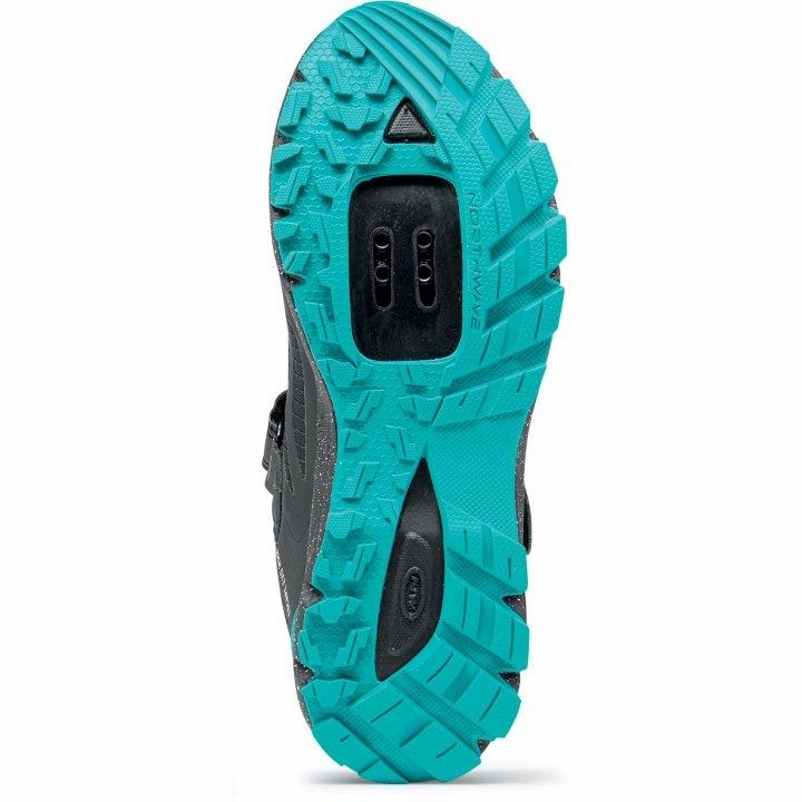 Northwave Escape Evo MTB Women's Cycling Shoes (Black/Aqua)