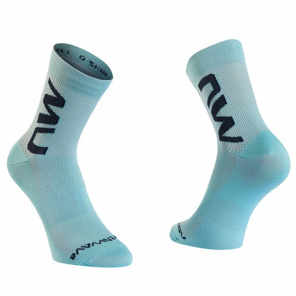 Northwave Extreme Air Mid Unisex Cycling Socks (Blue Surf)