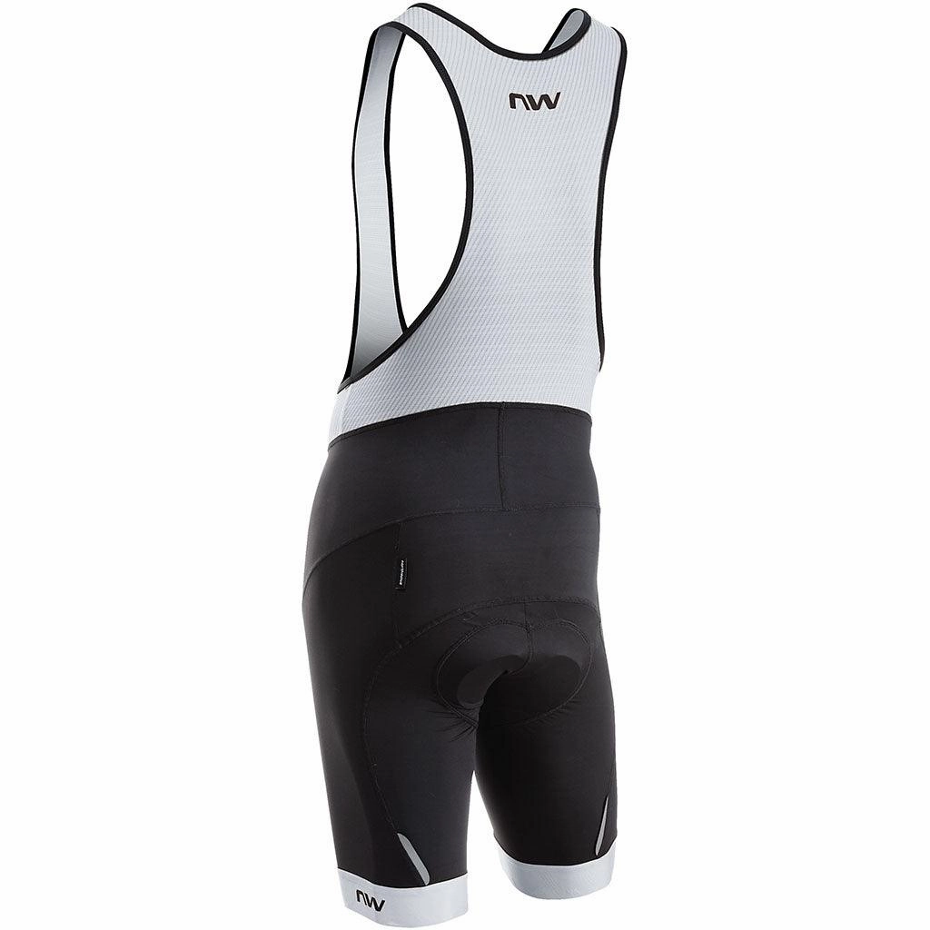 Northwave Force Evo Cycling Bibshorts (Black/Light Grey)