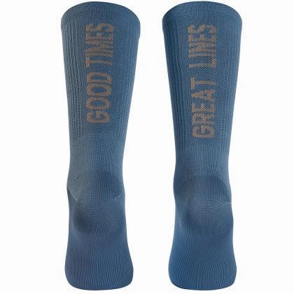 Northwave Good Times Great Lines Unisex Cycling Socks (Deep Blue/Dark Grey)