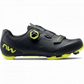 Northwave Razer 2 MTB Cycling Shoes (Black/Yellow Fluo)