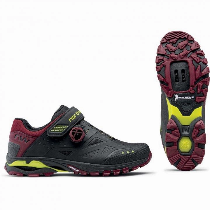 Northwave Spider Plus 3 MTB Cycling Shoes (Black/Plum)